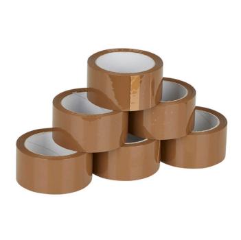 PP packing tape brown 50mm x 66m adhesive tape, 47µm low noise